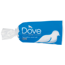50G DOVE 100% PURE FINE COTTON WOOL ROLL