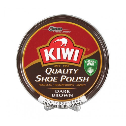 50ML KIWI SHOE PASTE DARK BROWN