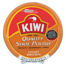 50ML KIWI SHOE PASTE LIGHT BROWN