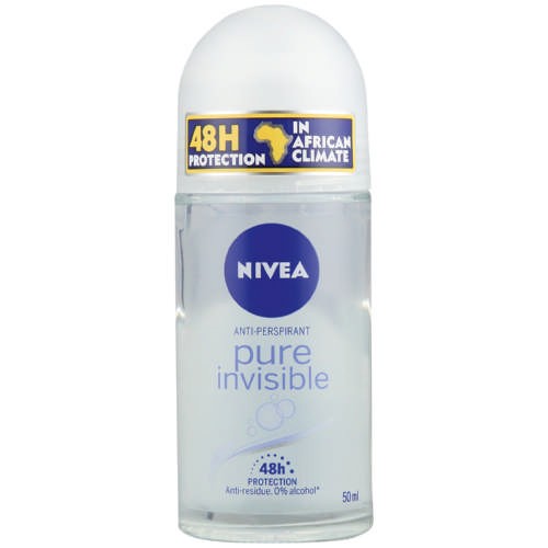 50ML NIVEA R/O WOMEN PURE INVISIBLE 48H