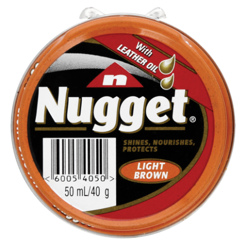 50ML NUGGET SHOE POLISH LIGHT BROWN