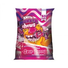 MONSTA CHEWS SOUR BERRY 50'S