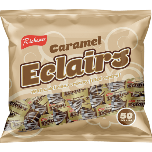 RICHESTER ECLAIRS CARAMEL 50'S