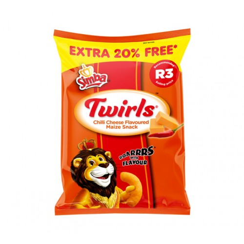 54G SIMBA TWIRLS CHILLI CHEESE