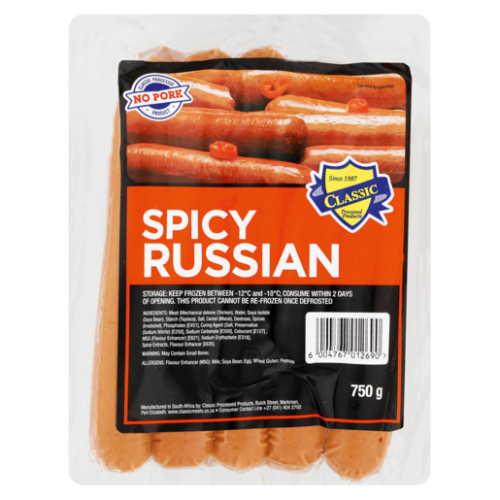 750G CLASSIC RUSSIANS SPICY