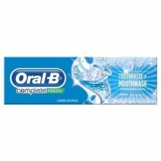 75ML ORAL-B 2IN1 POPPERMINT T/P+M/WASH