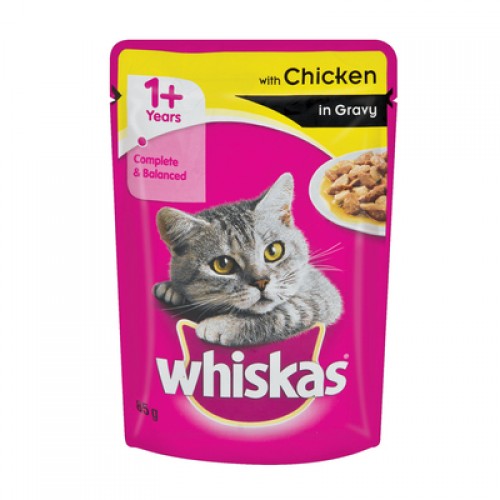 85G WHISKAS KITEN CLASSIC MEALS GRAVY