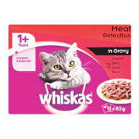 85G WHISKAS CLASSIC MEALS IN GRAVY SACH