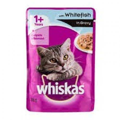 85G WHISKAS FISH FAVOURITES IN JELLY SCH