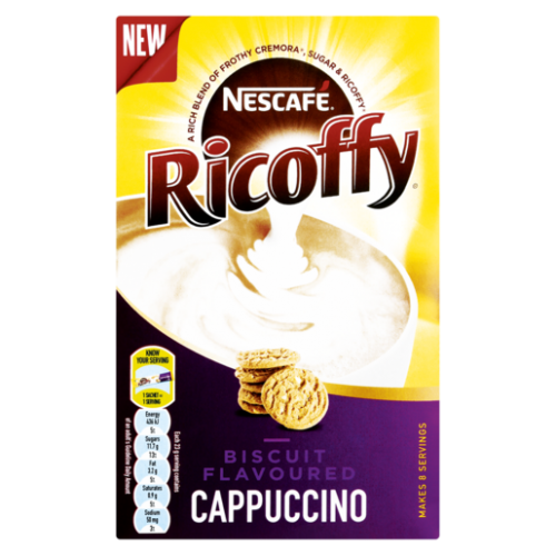 8'S RICOFFY 23G CAPPUCCINO BISCUIT 