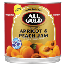 900G ALL GOLD APRICOT & PEACH JAM