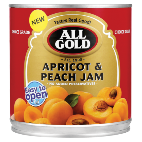 900G ALL GOLD APRICOT & PEACH JAM
