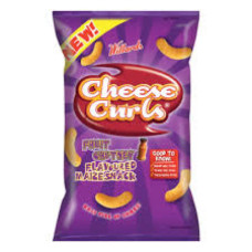 90G WILARDS CHEESE CURLS FRUIT CHUT FLAV
