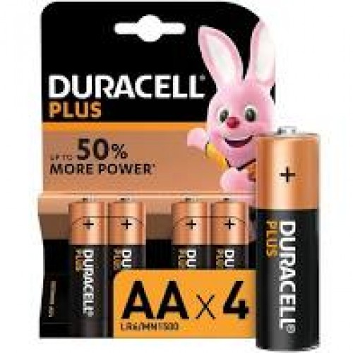 DURACELL AA BATTERIES 4+2 FREE