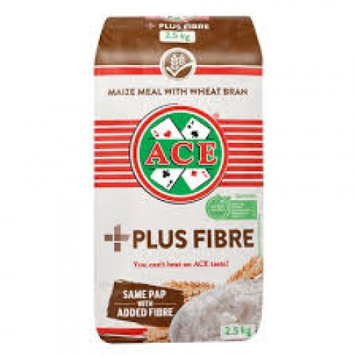2.5KG ACE PLUS FIBRE MAIZE MEAL+BRAN WHE