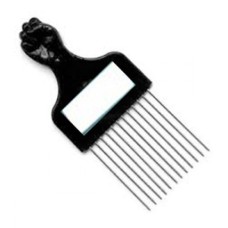 AFRO COMB WITH MIRROR MIXED COLOURS