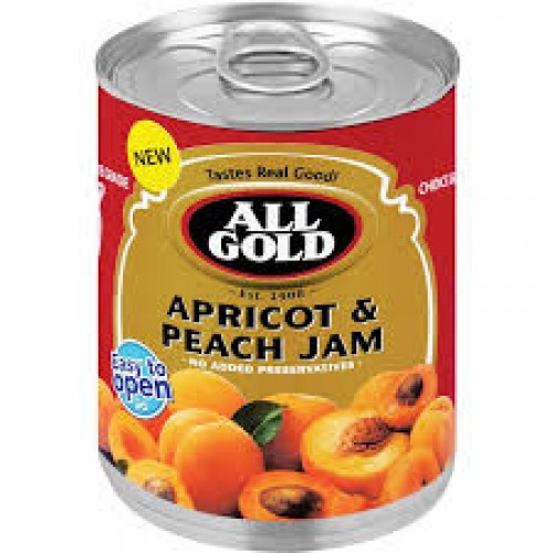450G ALL GOLD APRICOT & PEACH JAM