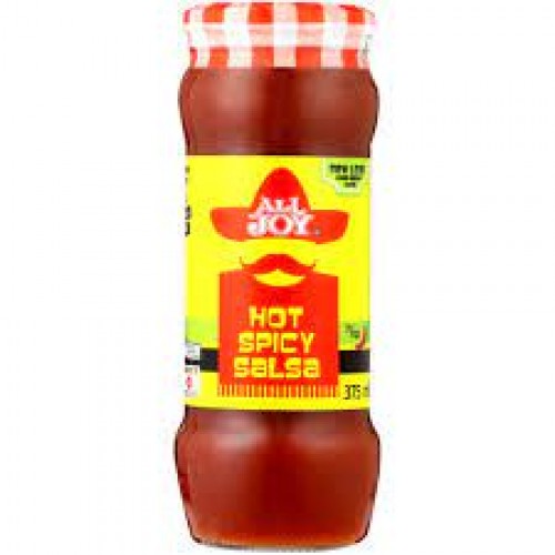 ALL JOY SALSA 12X375ML HOT & SPICE