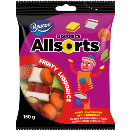 150G ALLSORTS FRUITY LIQUORICE