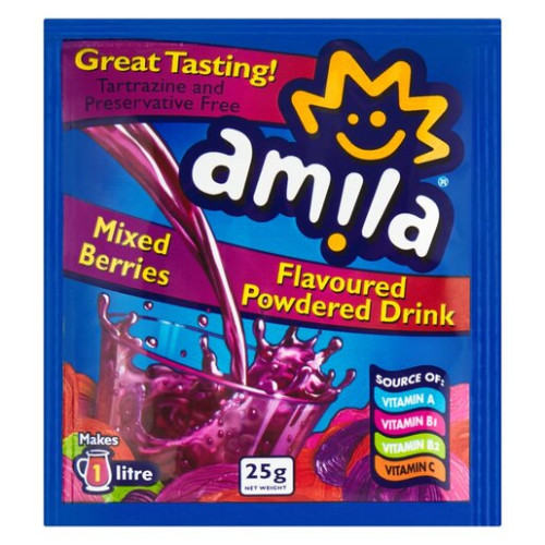 AMILA 40X5G MIXED BERRY VITC