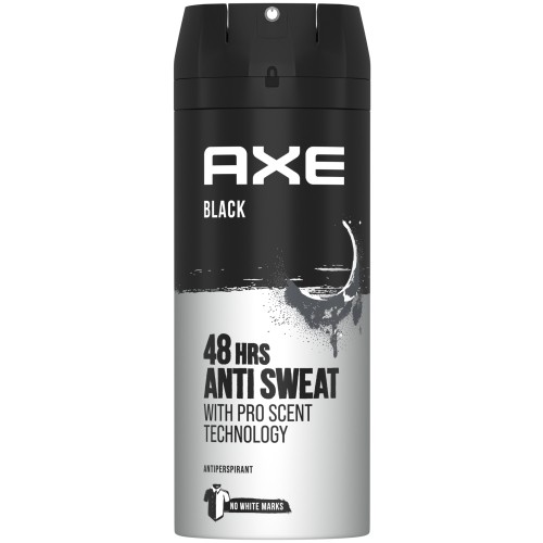 150ML AXE APS BLACK 48H DRY