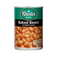 410G RHODES BAKED BEANS IN TOMATO SAUCE