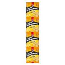 BAKERS 4X25G MINI CHEDDARS STRIPS