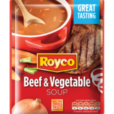 ROYCO SOUP 10X50G BEEF & VEGETABLE