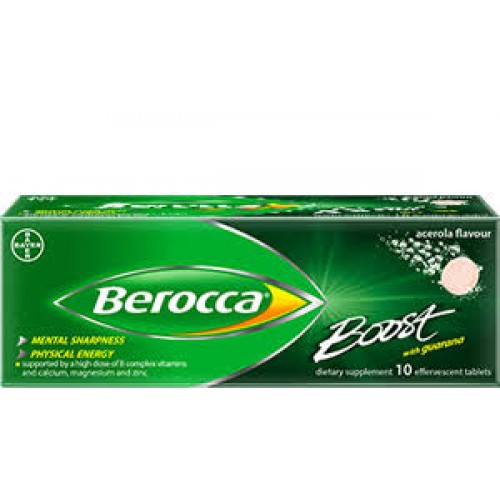 BEROCCA 5X10'S BOOST W GUARANA EFF/