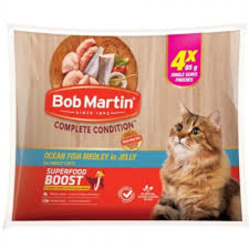 400G BOB MARTIN FISH ADULT CAT FOOD
