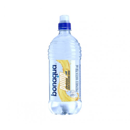 BONAQUA 6X750ML PUMP LEMON STILL PET