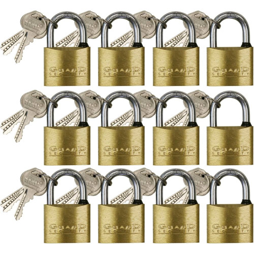 ASSORTED BRASS LOCKS 12'S