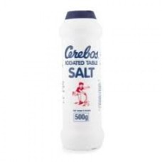 500G CEREBOS FLASK IODATED TABLE SALT