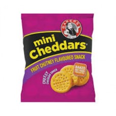 33G BAKERS MINI CHEDDARS FRUIT CHUTNEY