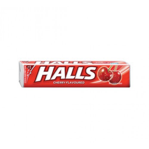 HALLS 18X10'S CHERRY MENTHOL