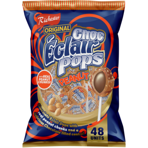 RICHESTER ECLAIR POPS PEANUT 48'S