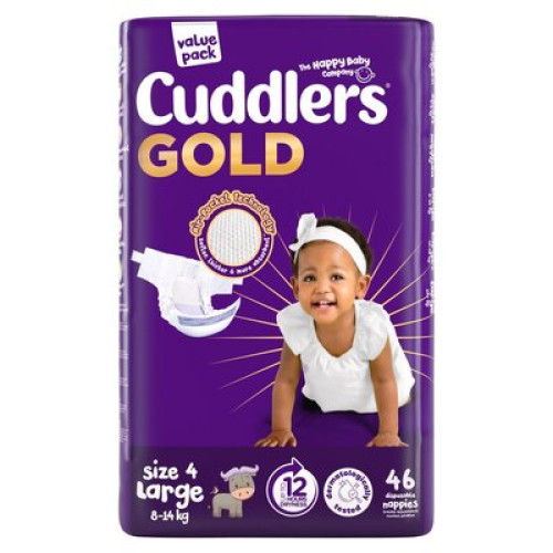CUDDLERS GOLD S4 46'S DIAPER