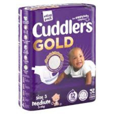 CUDDLERS GOLD S3 52'S DIAPER