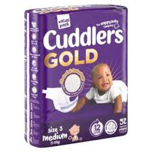 CUDDLERS GOLD S3 52'S DIAPER