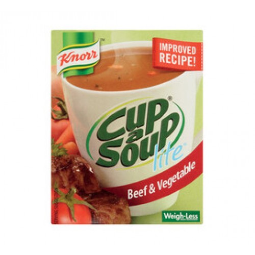 KNORR CUPaSOUP 10X80 BEEF & VEGETABL