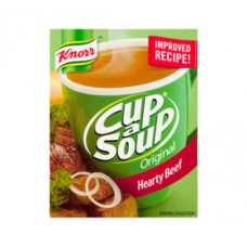 KNORR CUPaSOUP 10X80G HEARTY BEEF
