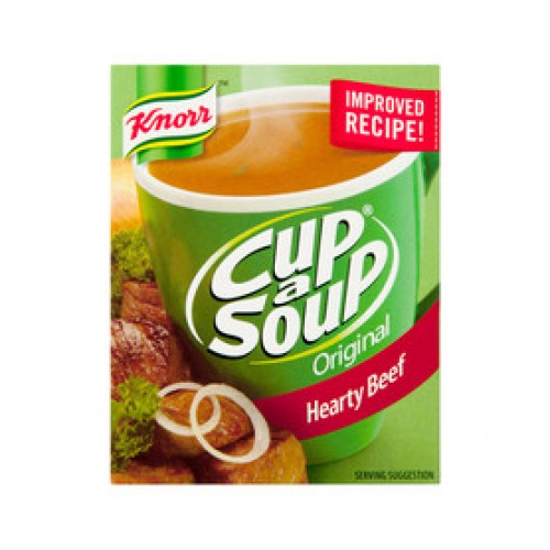 KNORR CUPaSOUP 10X80G HEARTY BEEF