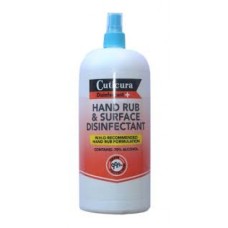 490ML CUTICURA HAND RUB AND SURF DISINFE