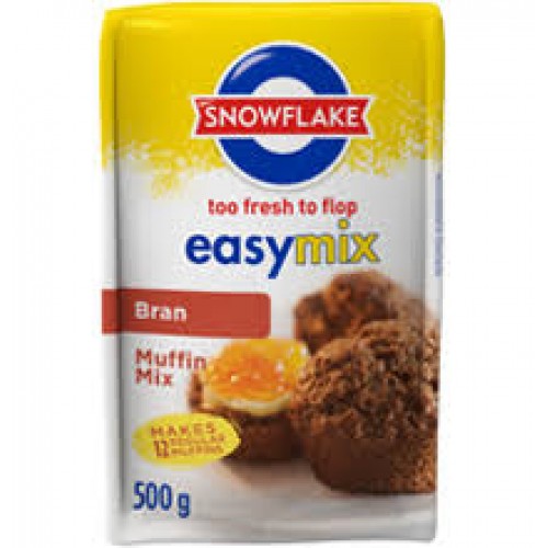 500G SNOWFLAKE EASYMIX BRAN MUFFIN MIX