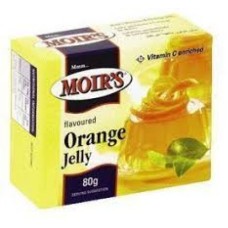 MOIR'S JELLY 6X80G ORANGE