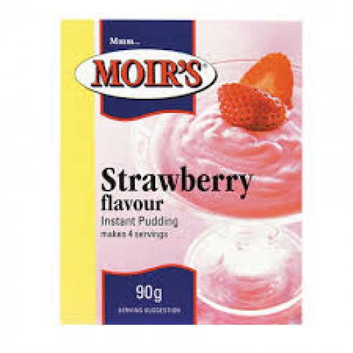 MOIR'S INSTANT PUDDING 6X90G STRAWB
