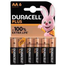 DURACELL AA 6X1.5V ALKALINE BATTERY