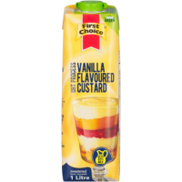 1L FIRST CHOICE VANILLA CUSTARD L/L