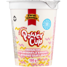 150G FIRST CHOICE POWER CUP STRAW/BANANA