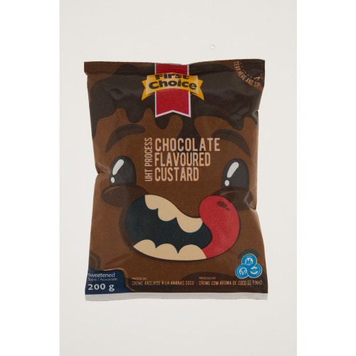 FIRST CHOICE CUSTARD 12X200ML CHOCOLATE